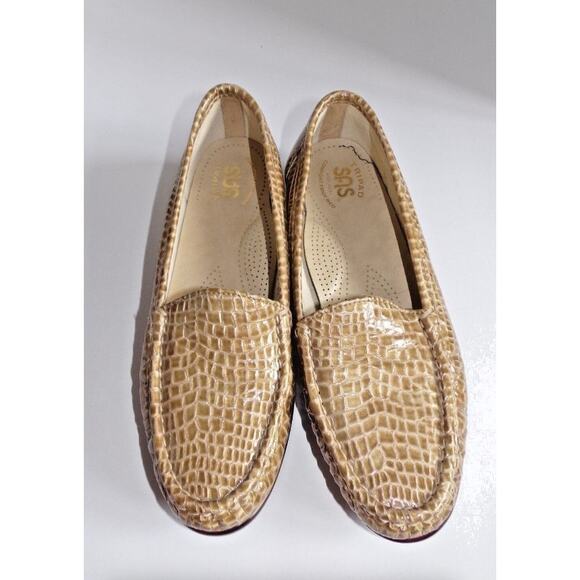 SAS Simplify Tripad Loafers Womens 8.5N Caramel New - Picture 2 of 12